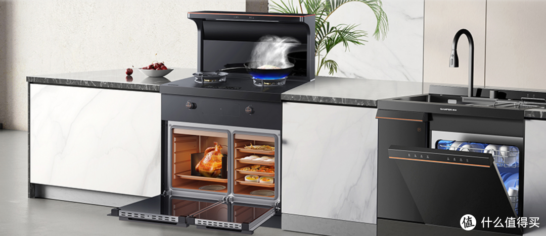 帅丰星辰X1-8B-90S蒸烤同步集成灶：智能化烹饪的全新体验！